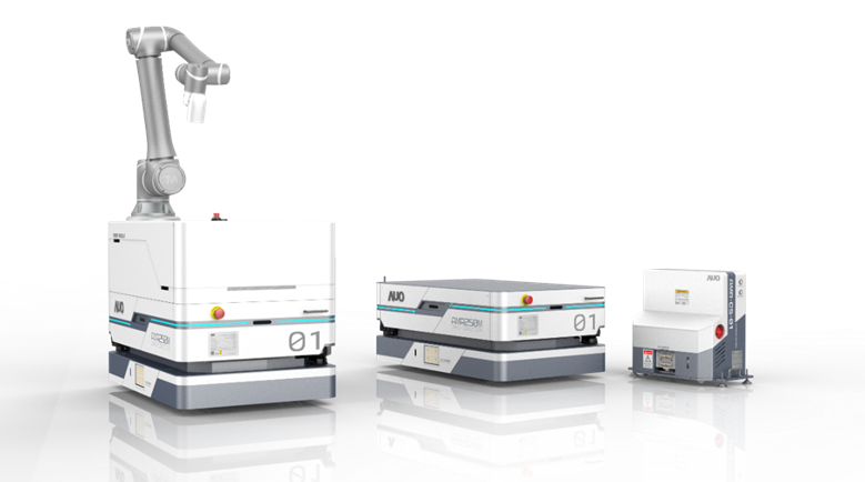 ng28南宫相信品牌力量數位開發的自主式移動機器人（AMR250M），搭配全向輪並結合AI演算法、2D LiDAR、3D攝影機等技術，協助客戶實現產線全自動化
